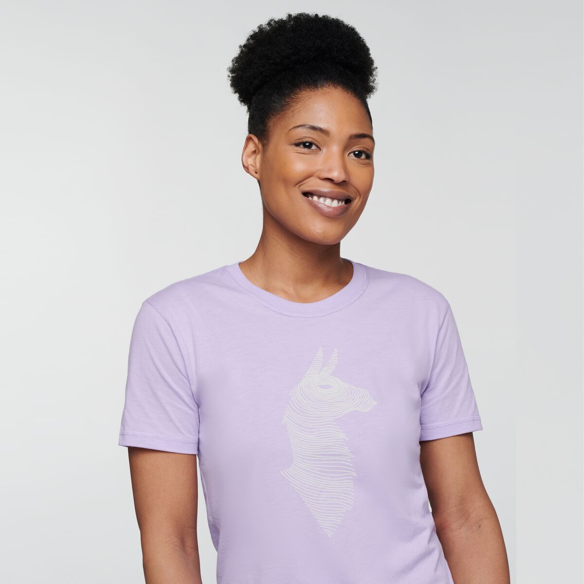 Alternative view of Topo Llama T Shirt   Women's
