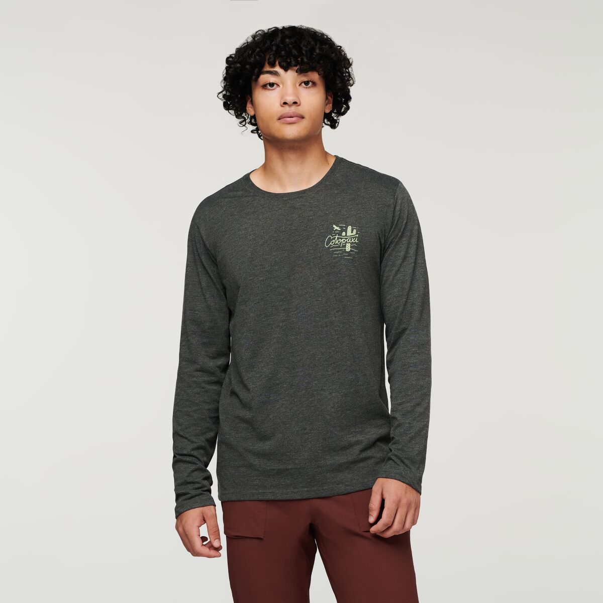 Hello Llama Long Sleeve T Shirt   Men's