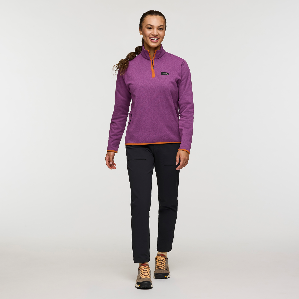 Alternative view of Envo Fleece Quarter Zip Pullover   Women's